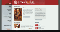 Desktop Screenshot of griseldaonline.it